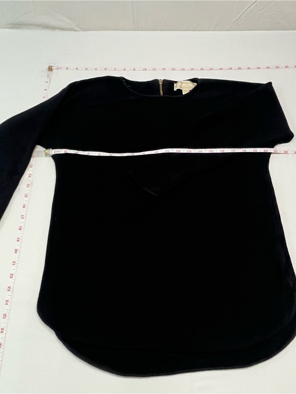 Womans Michael Kors Collection Black Crewneck Pullover cotton blend casual - Picture 3 of 3